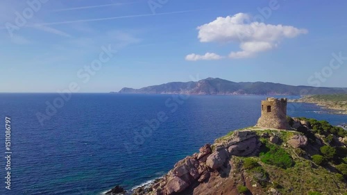 Flight Over Hilltop Vegetation and Coast - May 5, 2018