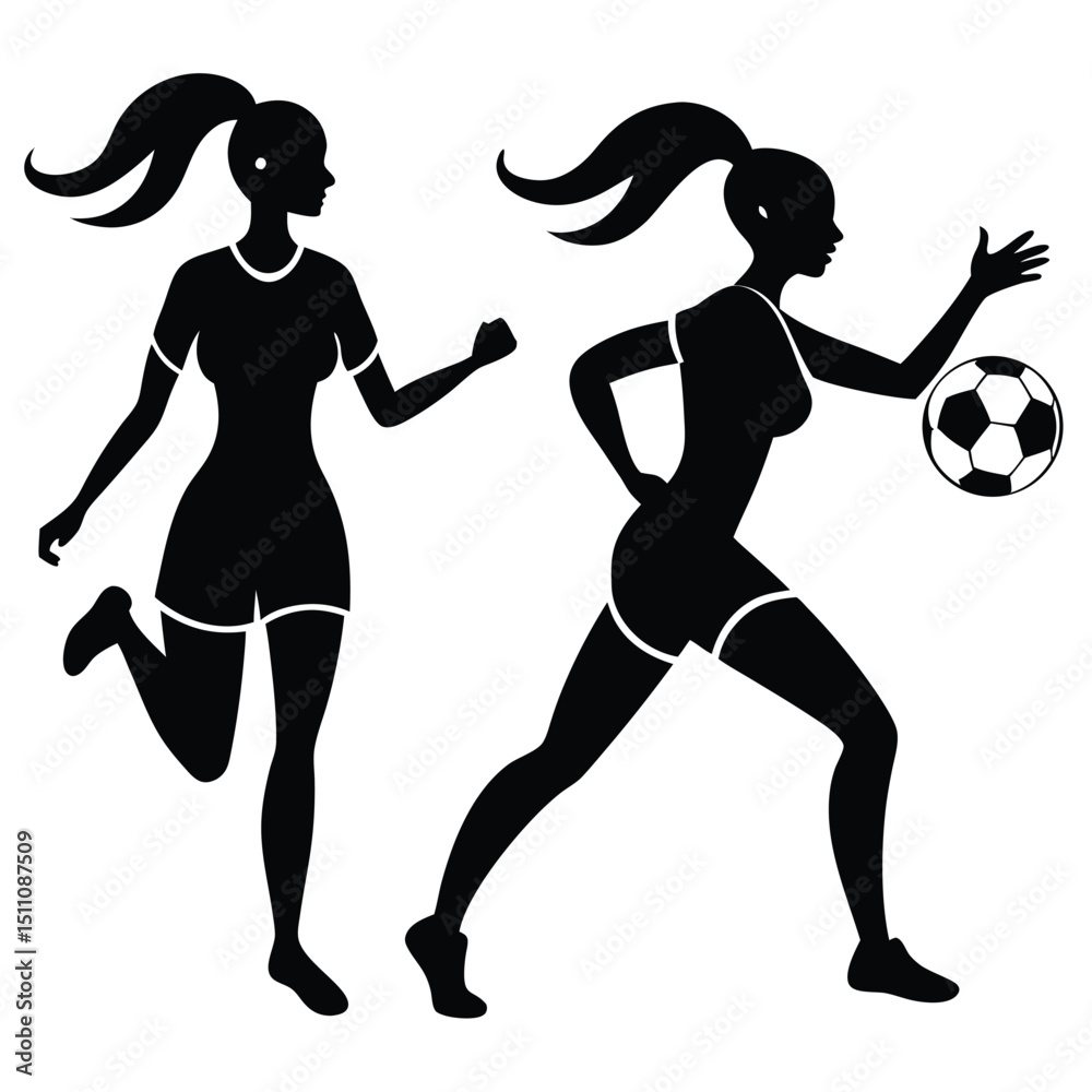 American football player vector of silhouette vectore and illustration.
