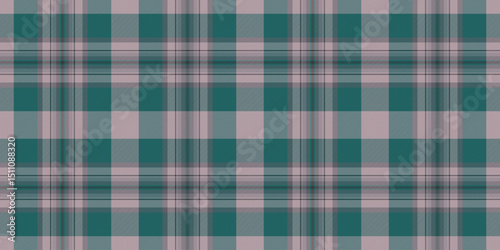 Elegant teal and mauve plaid pattern.  Perfect for textile design, fashion, or website backgrounds.  Subtle texture adds visual interest.