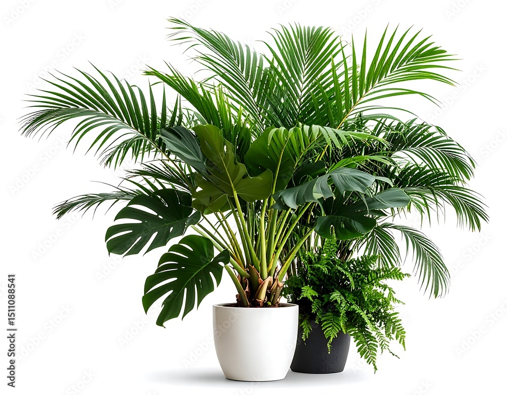 Obraz premium Tropical plant arrangement