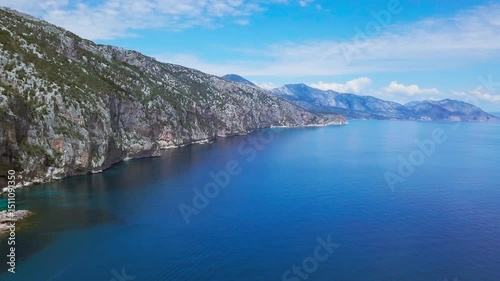 Wallpaper Mural Drone Glides Along Sardinian Coastline – Sardegna, Italy – May 19, 2018 Torontodigital.ca