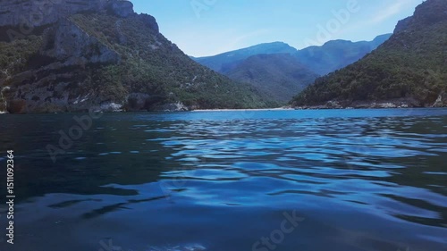 Coastal Cliffs Seen from Boat – Sardegna, Italy – May 19, 2018