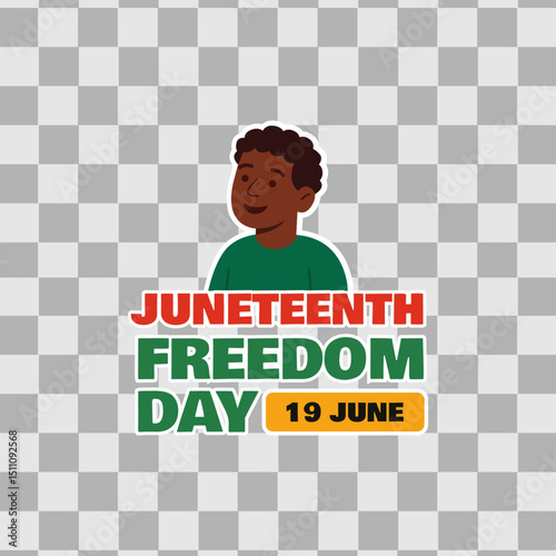 Juneteenth Celebration Design – African-American Emancipation Day Social Media Template
