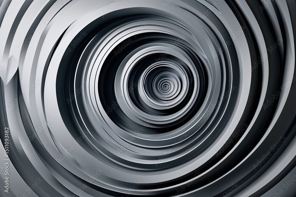 Modern Grey Halftone Spiral Technology Concept Background Modern Grey Halftone Spiral Technology Concept Background