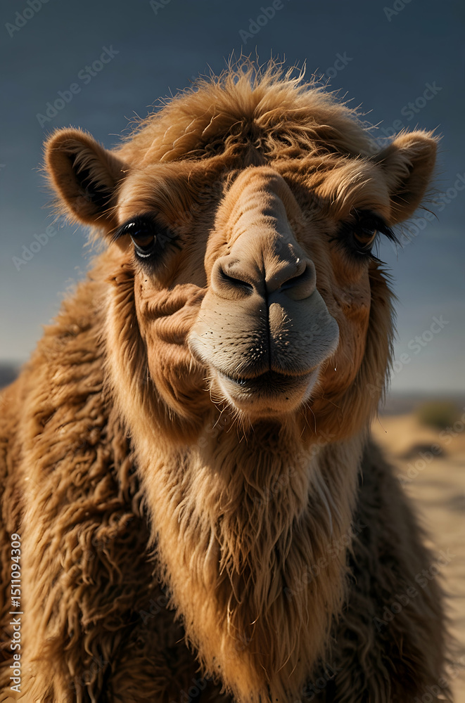 Obraz premium Dromedary Camel Close-Up