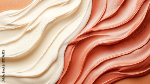 Creams swirl abstract
