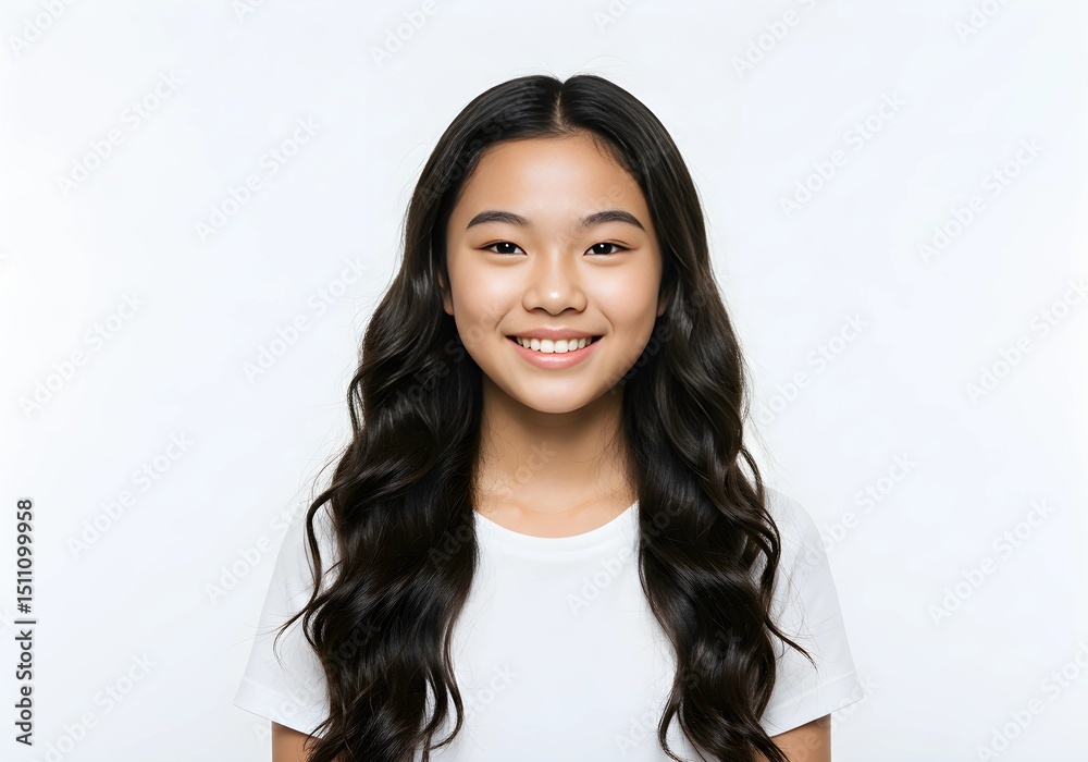 portrait of a smiling young woman portrait of a smiling young woman