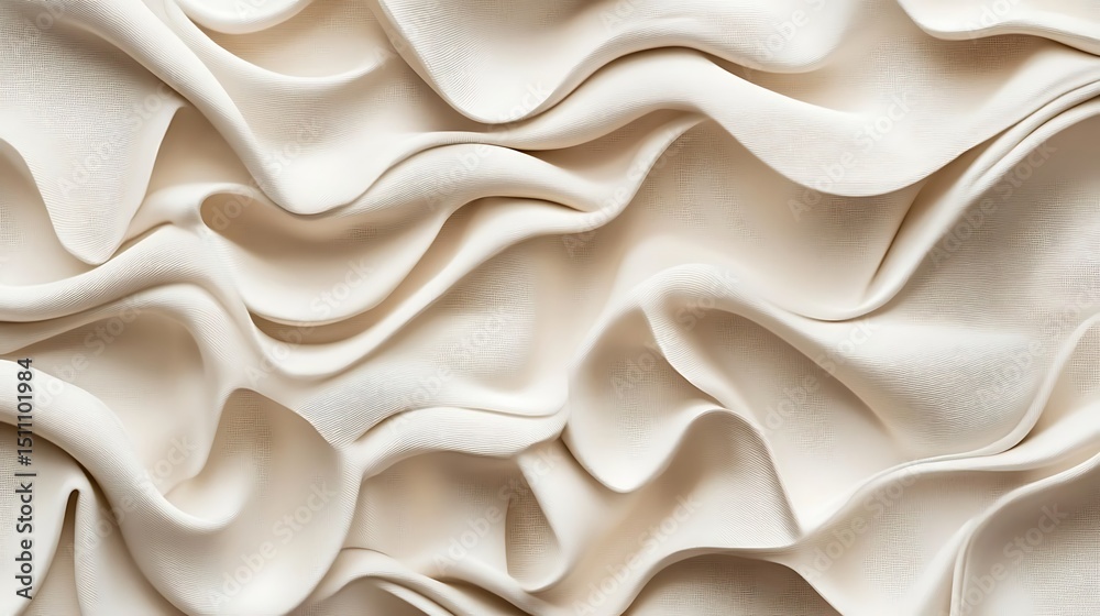Obraz premium Abstract textured creamy waves