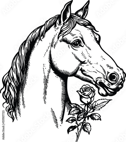 horse vector illustration
