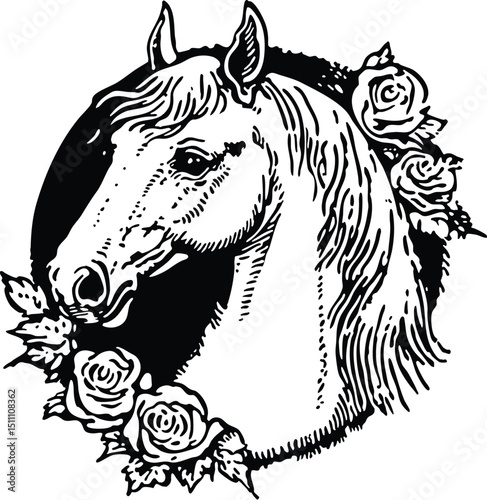 horse vector illustration