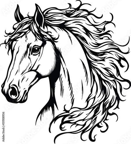 horse vector illustration