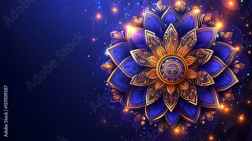 Ornate floral mandala design (1)