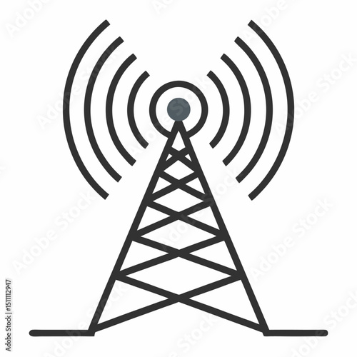 Communication tower wireless signal transmission technology