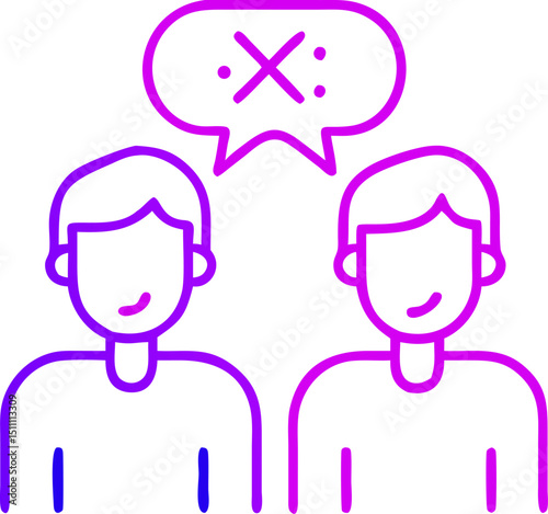 Two people disagreeing disagreement conflict problem solution