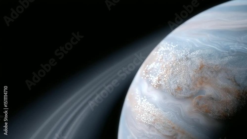 AI Predictions in Fractal Model on Rotating Gas Giant