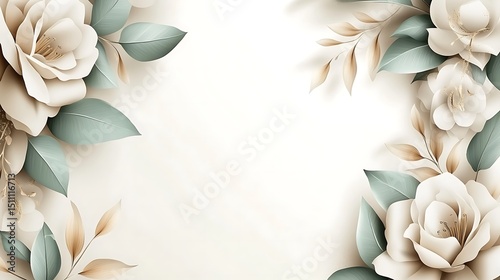 Elegant floral design background (38)