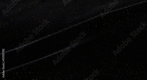 Black Velvet Fabric with Gold Flecks