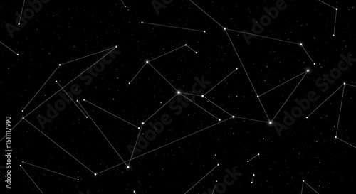Constellation Star Pattern Celestial Arrangement
