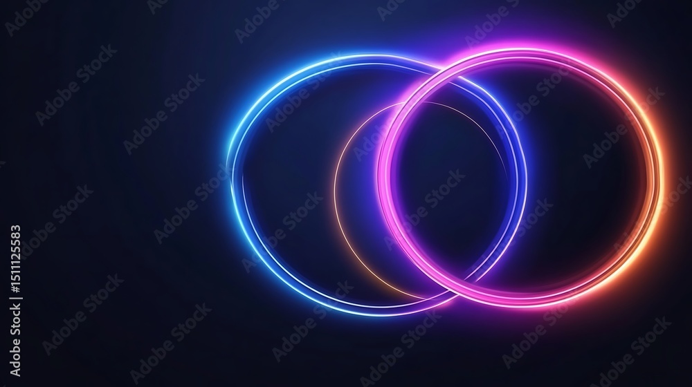 Abstract neon rings (1) Abstract neon rings (1)