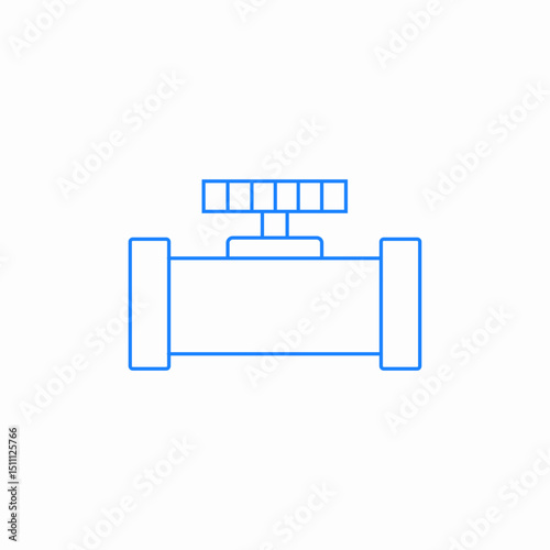 pipeline connection icon sign vector