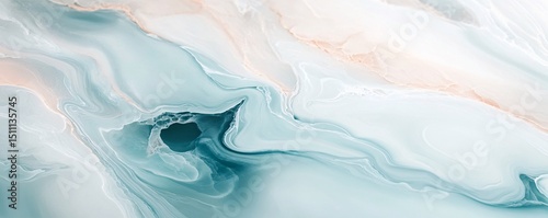 Abstract Blue and White Marble Texture photo