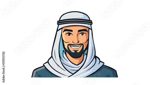 Minimalist Religious Male Portrait
