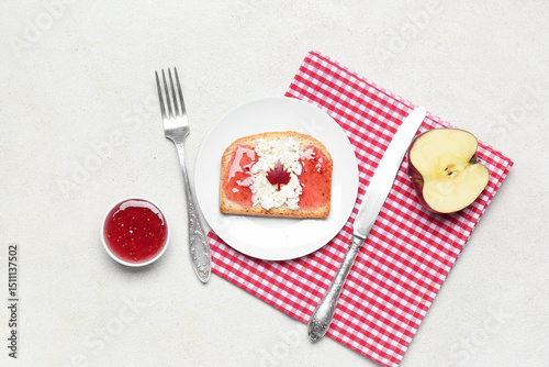 Table setting with tasty to...
