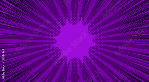 comic cartoon purple background. Comic background cartoon style