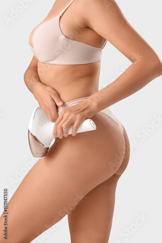 Beautiful woman in underwea...