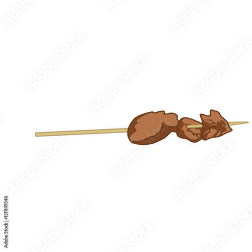 chicken liver satay