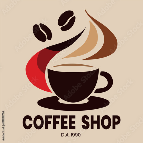 Logo Coffee shop design vector illustration 