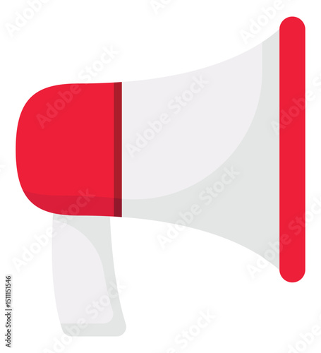 Loudspeaker icon vector isolated on white background.
