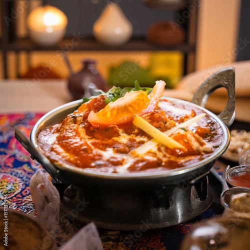 Traditional Indian Tandoori Curry Bow