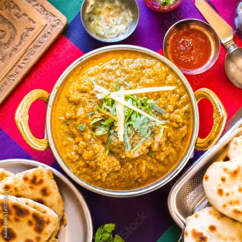 Traditional Indian Tandoori Curry Bow