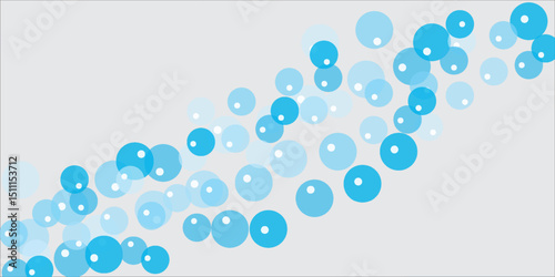Green particles on white background 10