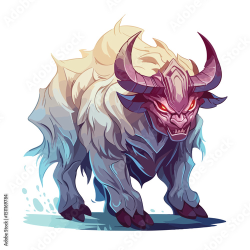 Illustration of Fate Fantastic Creature Character Icon in Vector Design