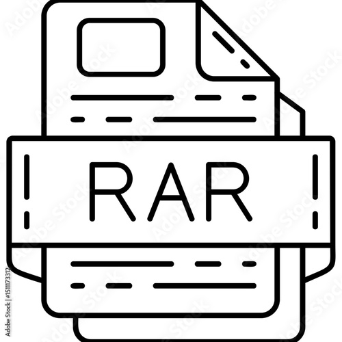RAR file format Icon