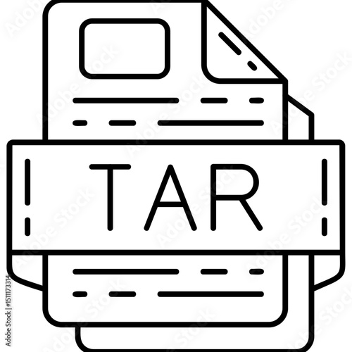 TAR file format Icon