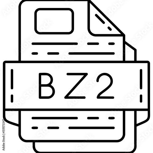 BZ2 file format Icon