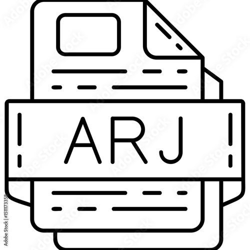 ARJ file format Icon
