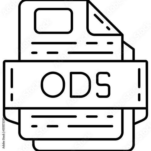 ODS file format Icon