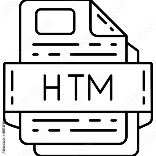 HTM file format Icon