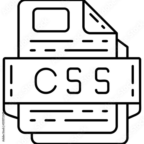 CSS file format Icon