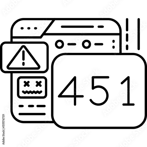 Unavailable For Legal Reasons Icon
