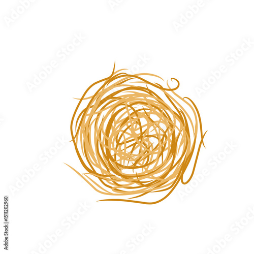 tumbleweed grass vector illustration