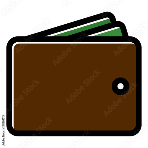 wallet with money icon