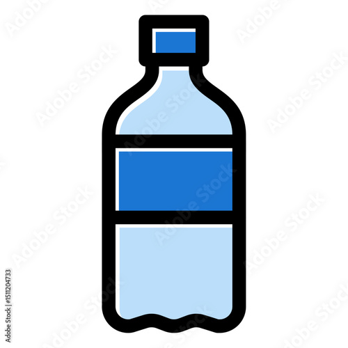 bottle of water vector icon