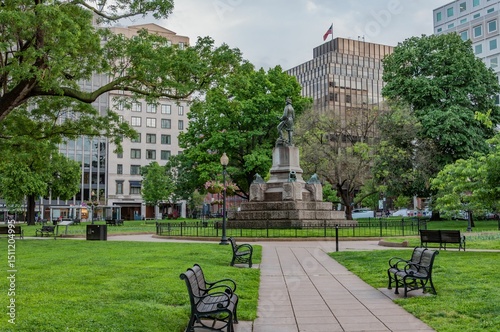 Farragut Square Park on a Spring Afternoon, Washington DC