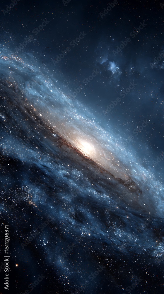 Fototapeta premium Spiral Galaxy in Space.