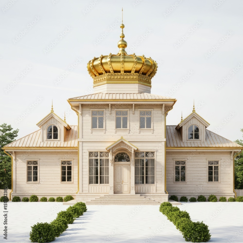 Obraz premium classic architecture palace likeeuropen style